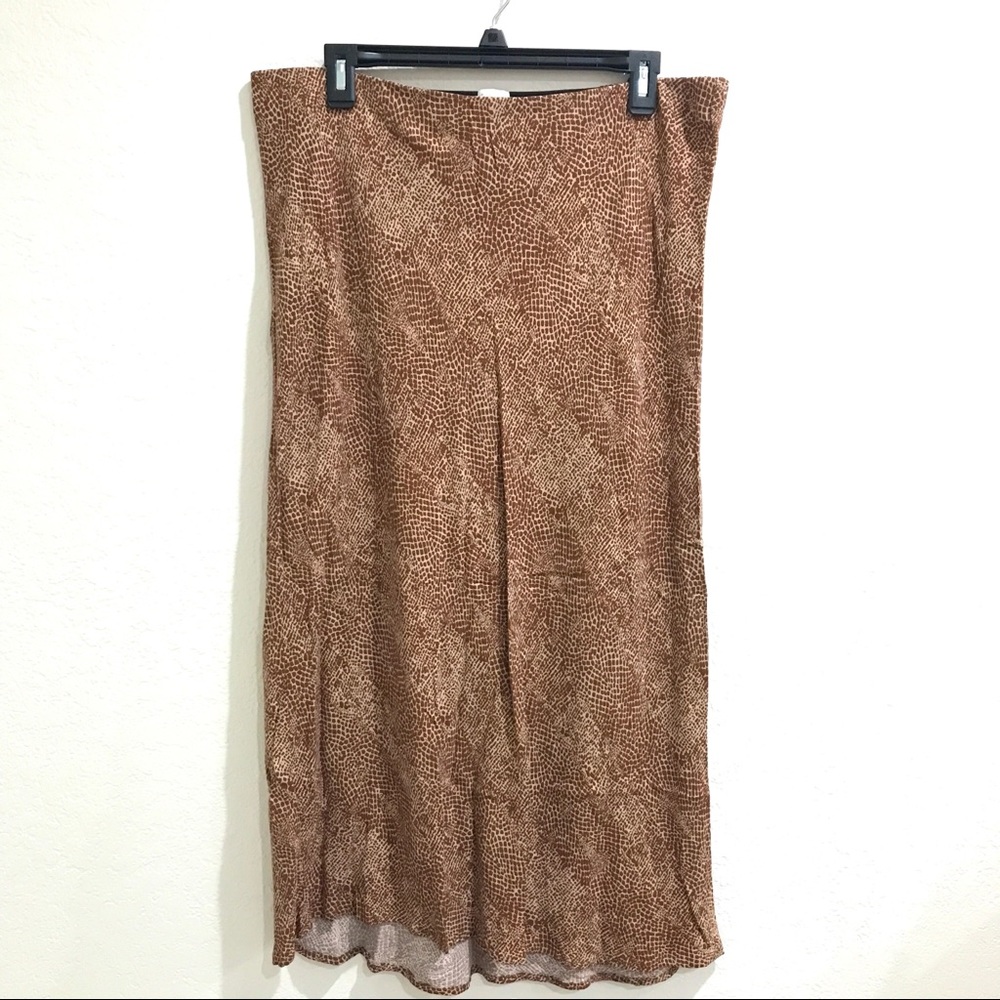 A New Day Target Women’s Animal Print Midi Slip Skirt XXL